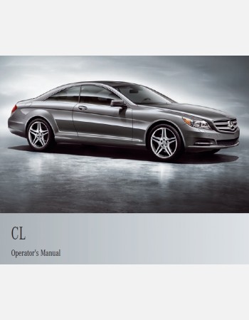mercedes benz cl class 2012 owners manual